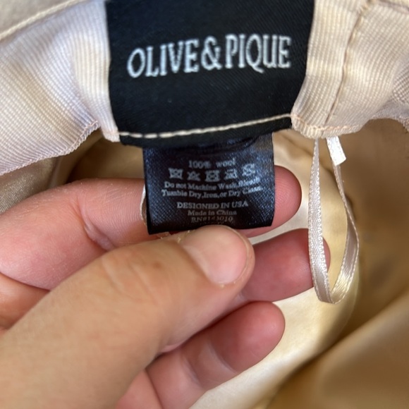 OLIVE & PIQUE WOOL FELT TRIBAL BAND HAT - Picture 9 of 12